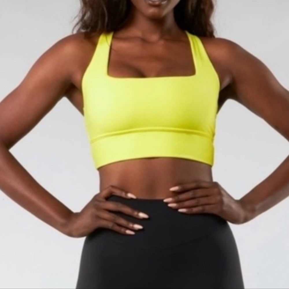 BuffBunny Yellow Sports Bra